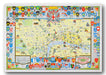 Full Sheet View of Bartholomew's Historical Map of London (L.G. Bullock - 1969) (2nd Hand Map)