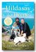 Book cover of 'Hildasay to Home' featuring a family by the sea.