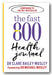 Book cover of 'The Fast 800 Health Journal' by Dr. Clare Bailey Mosley with a yellow spine.