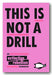 Front Book Cover from Extinction Rebellion - This Is Not A Drill (A Handbook) (2nd Hand Softback)