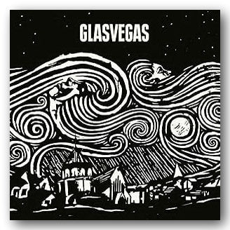 Album cover with stylized black and white design and 'Glasvegas' text