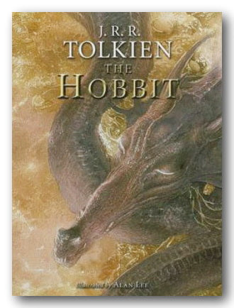 Front book cover from JRR Tolkien - The Hobbit (2nd Hand Hardback)