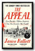Book cover of 'The Appeal' by Janice Hallett with a black and white illustration of a village.
