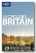Lonely Planet guidebook cover titled 'Cycling Britain' with a scenic landscape.