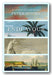 Book cover of 'Endeavour' by Peter Moore, featuring four horizontal illustrated panels with a sunset sky, ocean and palm tree, a kangaroo, and a coastal harbour scene, set against a pale blue border.