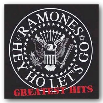 CD Front Cover from Ramones - Hey Ho Let's Go (Greatest Hits) (2nd Hand Compact Disc)