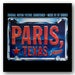 Album cover for 'Paris, Texas' original motion picture soundtrack with red text on a blue background.