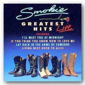 Front CD Cover from Smokie - Greatest Hits Live (2nd Hand Compact Disc)