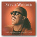 Stevie Wonder album cover with a warm brown background
