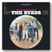 Album cover of 'Mr. Tambourine Man' by The Byrds with a circular photo of five band members.