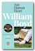 Book cover of 'Any Human Heart' by William Boyd with a light blue background and a small image of a person lying on grass.