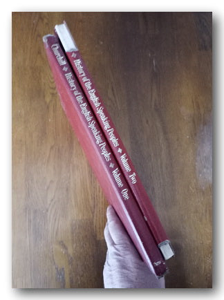 Spines from Winston Churchill - History of The English Speaking Peoples (Vol 1 & 2) (2nd Hand Book Bundle)