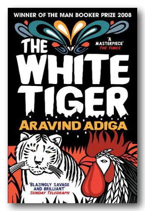 Front Book Cover from Aravind Adiga - The White Tiger (2nd Hand Paperback)