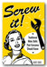 Front Book Cover from Aubery Smith - Screw It ! (2nd Hand Hardback) | Campsie Books