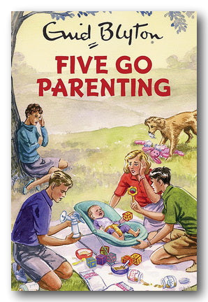 Front Book Cover from Enid Blyton - Five Go Parenting (2nd Hand Hardback)