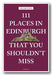 Front Book Cover from Gillian Tait - 111 Places in Edinburgh That You Shouldn't Miss (2nd Hand Softback)