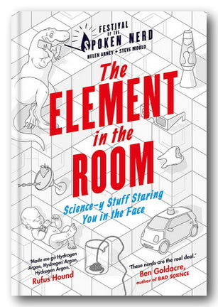 Front Book Cover from Helen Arney & Steve Mould - The Element in The Room (2nd Hand Hardback)