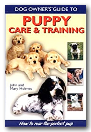 Front Book Cover from John & Mary Holmes - Puppy Care & Training (2nd Hand Hardback)