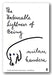 Front Book Cover from Milan Kundera - The Unbearable Lightness of Being (2nd Hand Paperback)