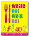 Front Book Cover from Patrik Jaros & Gunter Beer - Waste Not Want Not (2nd Hand Softback)