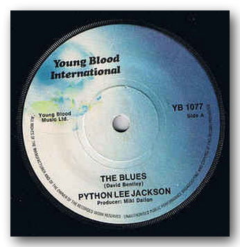 Front Single Label from Python Lee Jackson - The Blues & Cloud Nine (2nd Hand 7" Single)